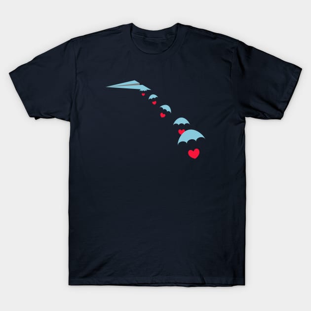 Love Skydiver T-Shirt by schlag.art